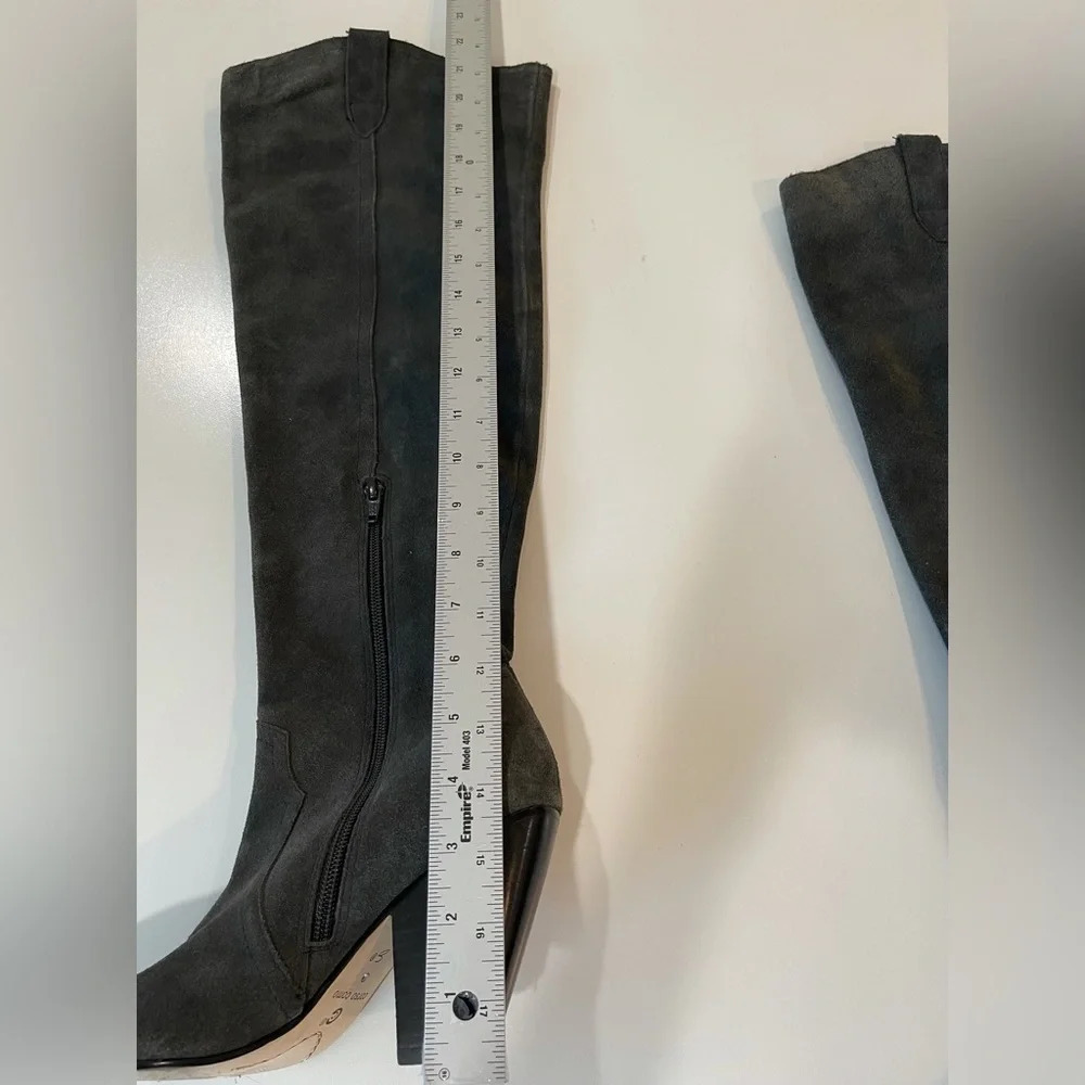 Corso Como Over the knee Suede gray Boots Size 6M - Picture 6 of 16